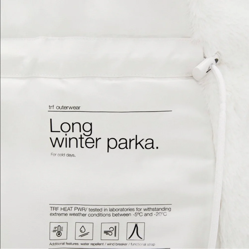 Zara Fur-Trimmed Long Winter Parka - Picture 6 of 12